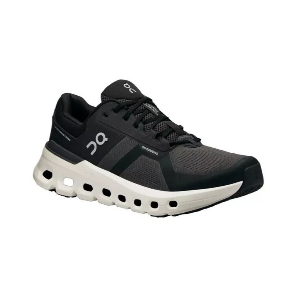 ON CLOUD WOMEN'S CLOUDRUNNER RUNNING ATHLETIC SNEAKERS ECLIPSE BLACK 7 NEW
